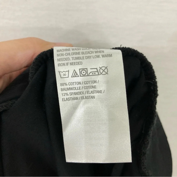 Susan Graver Black Soft Stretch Pull-on Cropped Pants size 3X - Picture 6 of 9